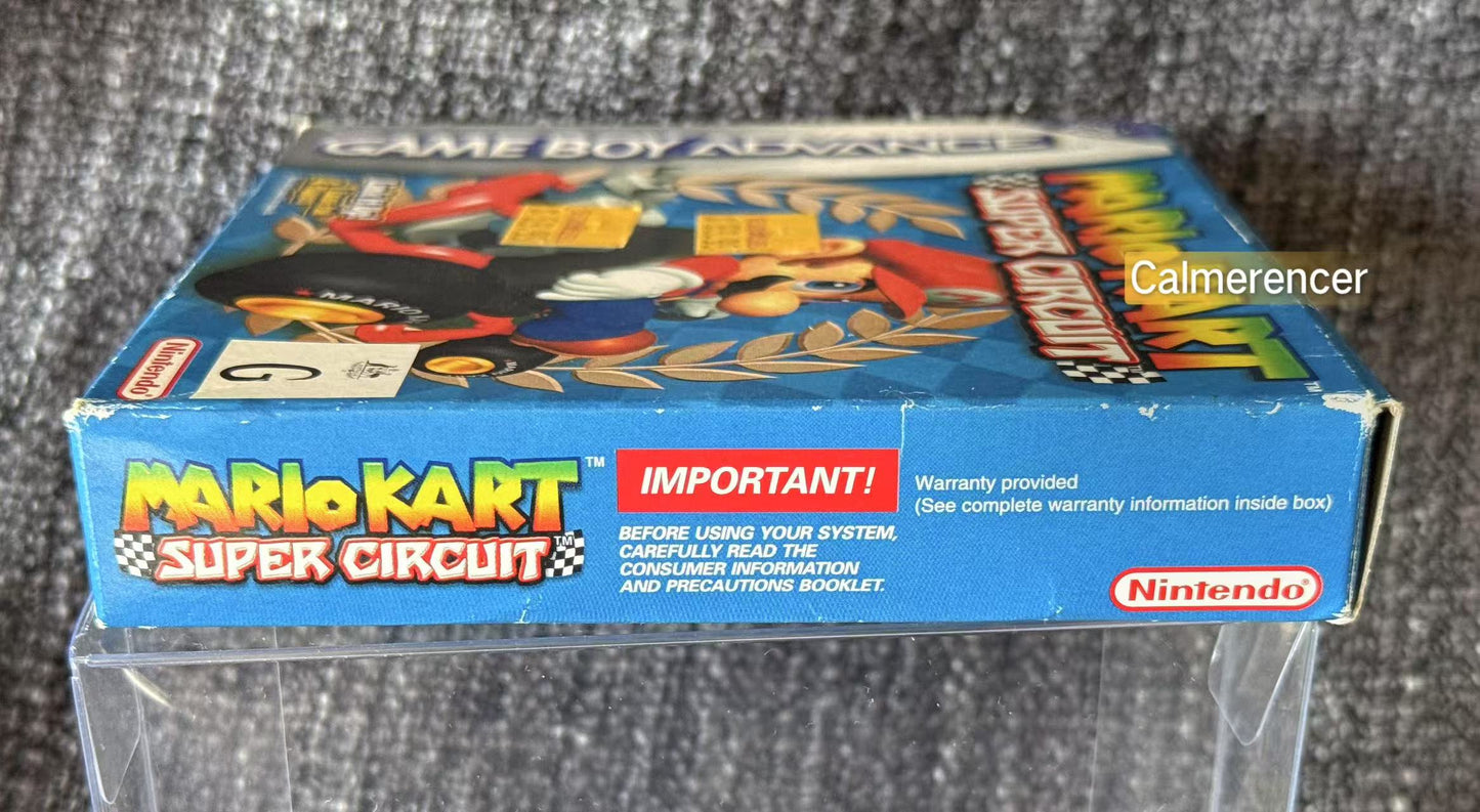 Mario Kart Super Circuit Boxed Game -Nintendo Gameboy Advance GBA - Pal Version