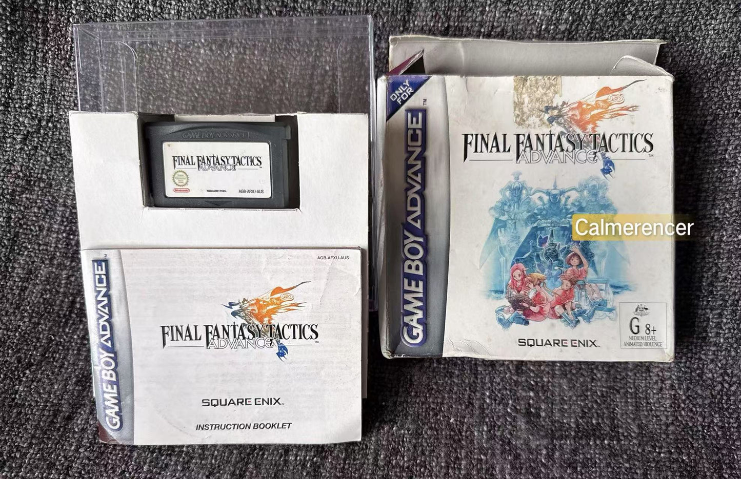Final Fantasy Tactics Boxed Game -Nintendo Gameboy Advance GBA - Pal Version