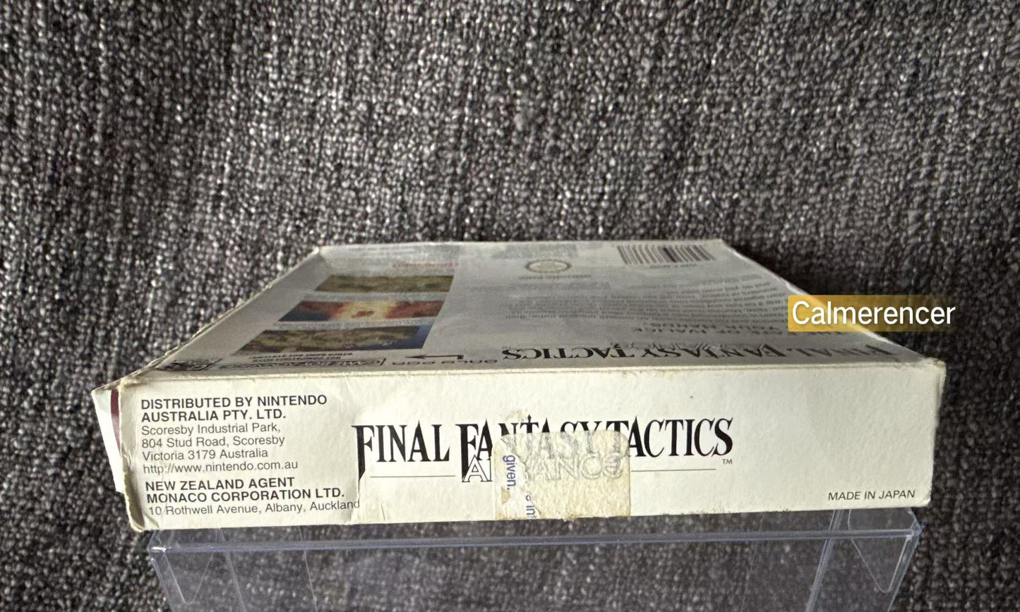 Final Fantasy Tactics Boxed Game -Nintendo Gameboy Advance GBA - Pal Version