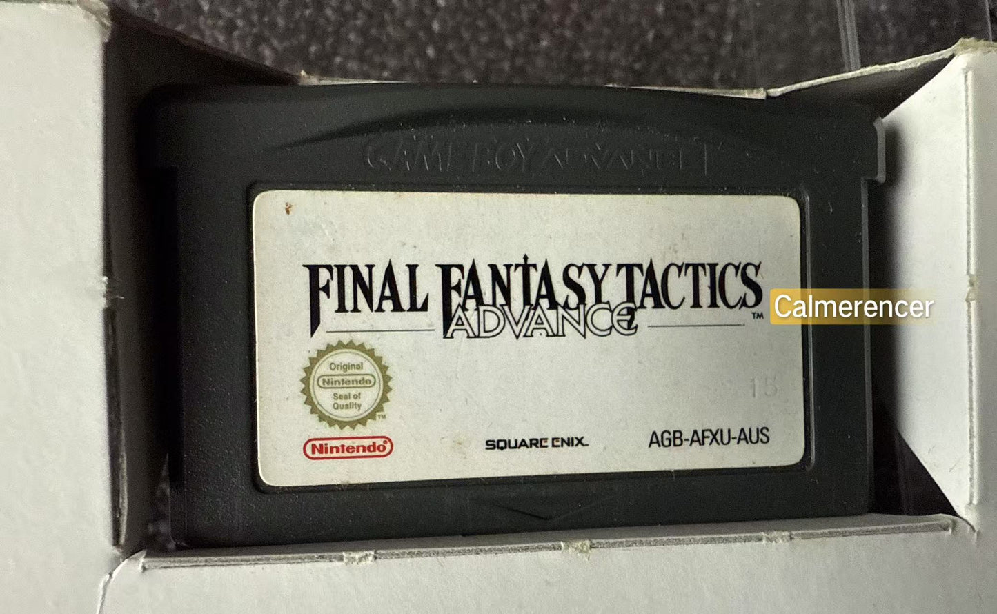 Final Fantasy Tactics Boxed Game -Nintendo Gameboy Advance GBA - Pal Version