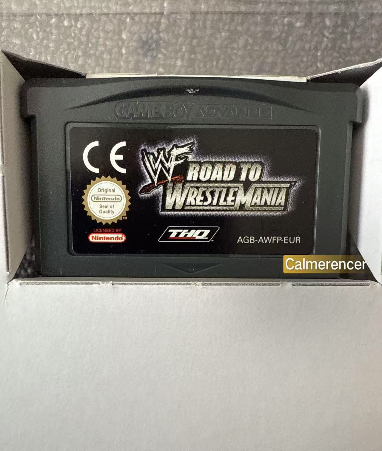 WWF Road To Wrestle Mania Boxed Game -Nintendo Gameboy Advance GBA - Pal Version