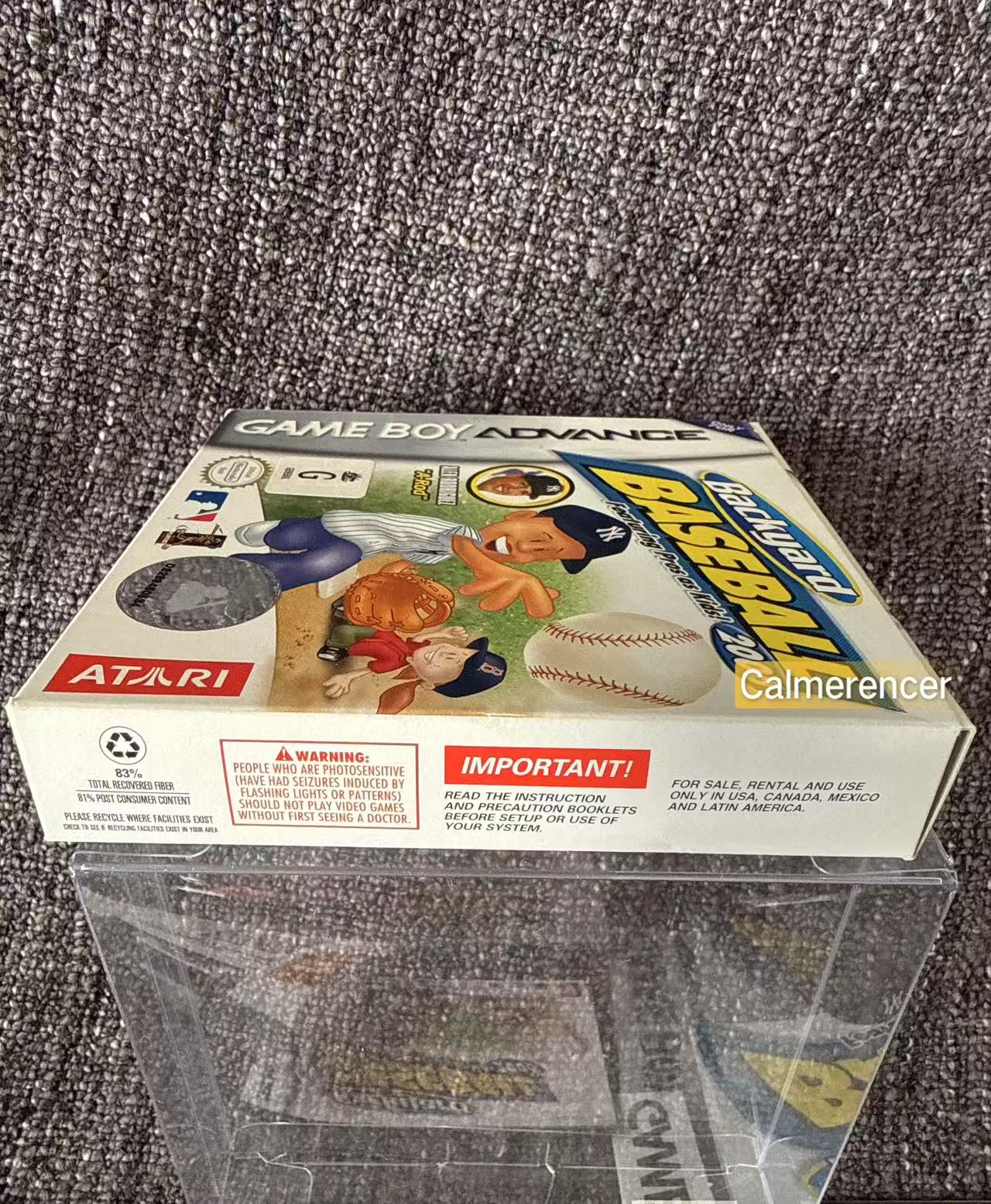 Backyard baseball Featuring Pros As Kids 2006 Boxed Game -Nintendo Gameboy Advance GBA - Pal Version