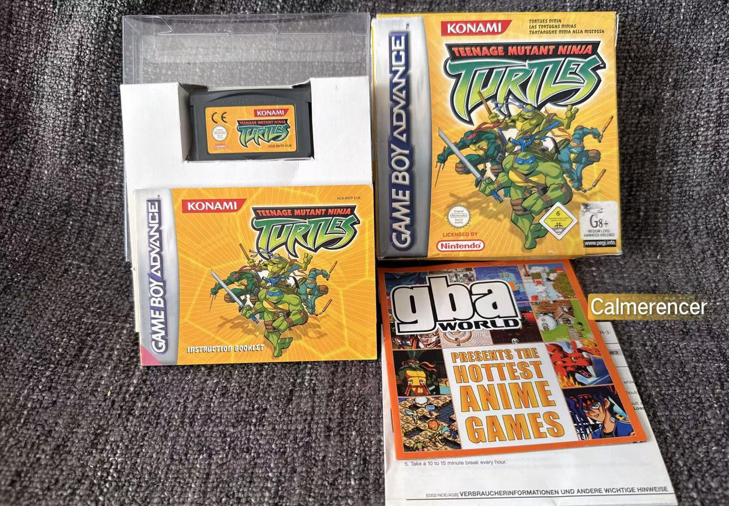 Teenage Mutant Ninja Turtles Boxed Game -Nintendo Gameboy Advance GBA - Pal Version