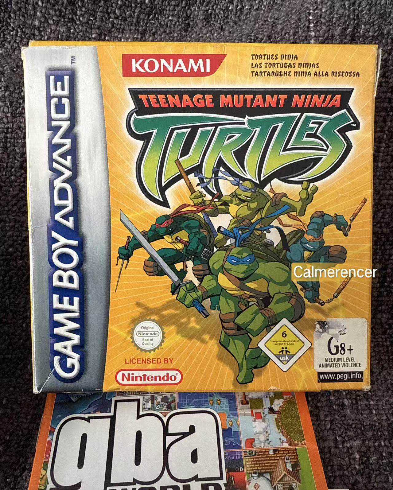 Teenage Mutant Ninja Turtles Boxed Game -Nintendo Gameboy Advance GBA - Pal Version
