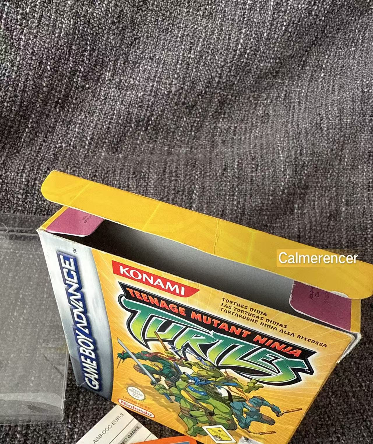Teenage Mutant Ninja Turtles Boxed Game -Nintendo Gameboy Advance GBA - Pal Version