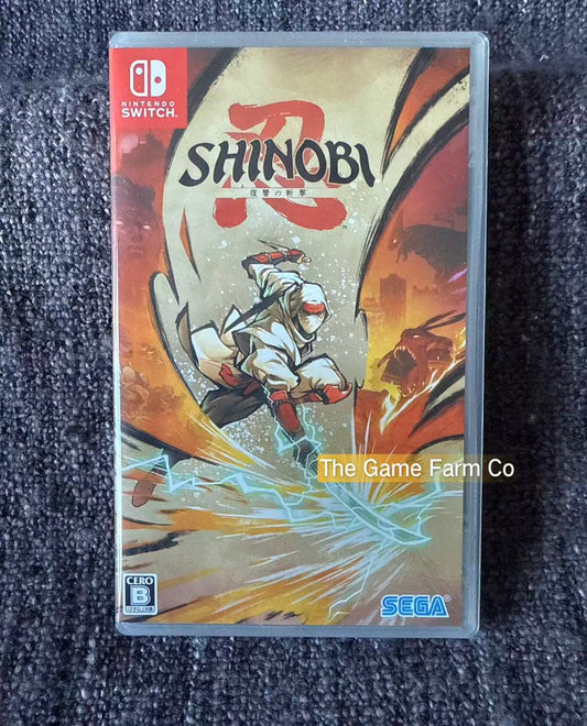 SEGA AGES Shinobi (Nintendo Switch) – Brand New & Sealed Japanese Import (Plays in Full English)