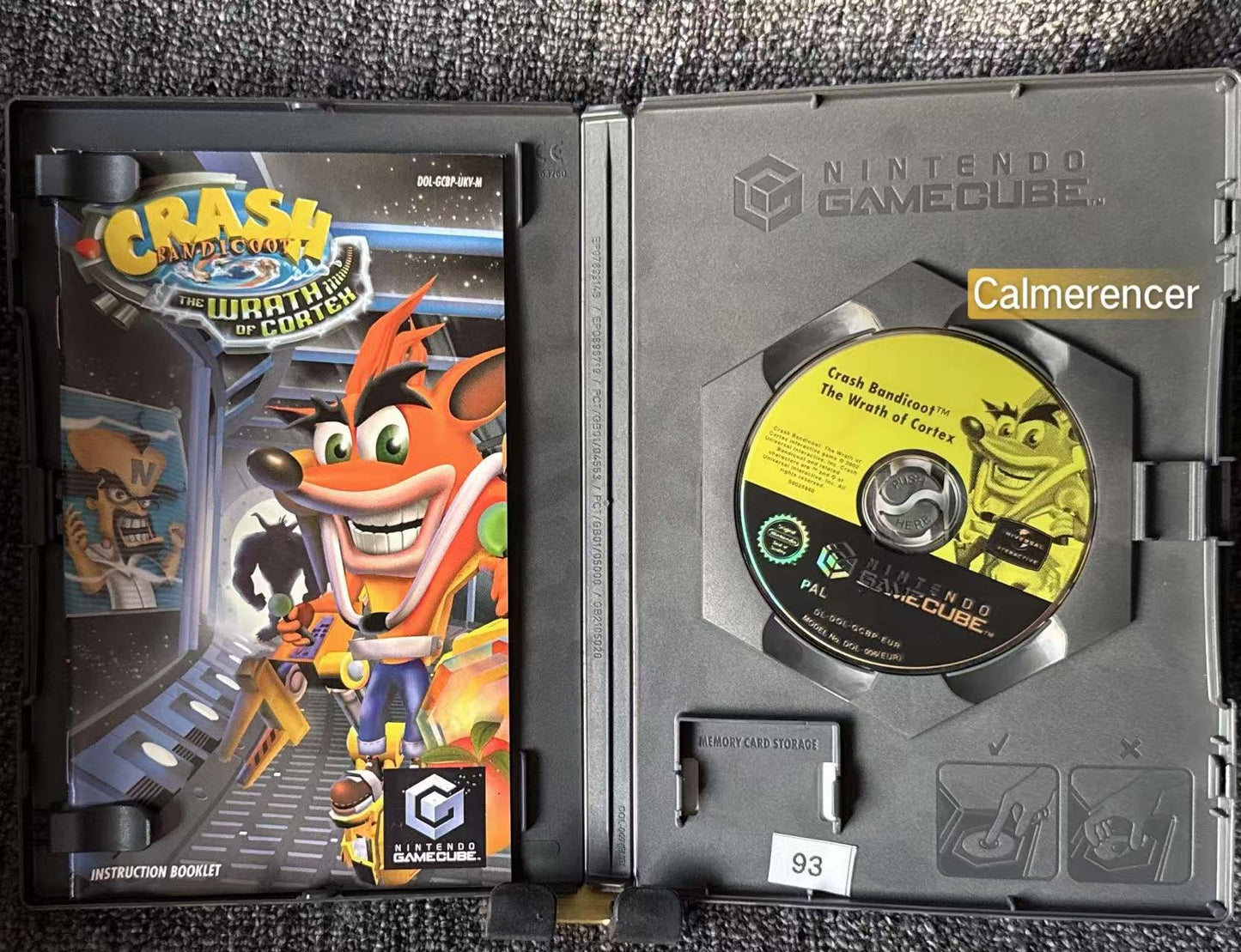 Crash Bandicoot The Wrath Of The Cortex Game - Nintendo Gamecube - Pal Version