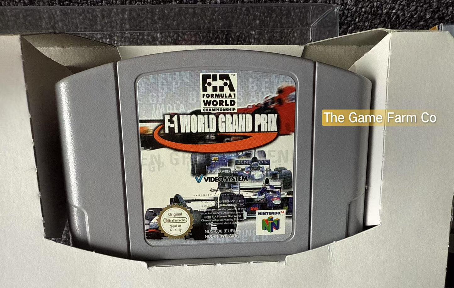 F-1 World Grand Prix Game Boxed - Nintendo 64 / N64 - Pal Version