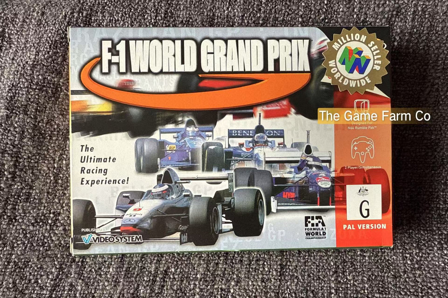 F-1 World Grand Prix Game Boxed - Nintendo 64 / N64 - Pal Version