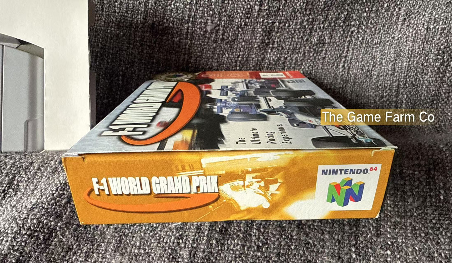 F-1 World Grand Prix Game Boxed - Nintendo 64 / N64 - Pal Version