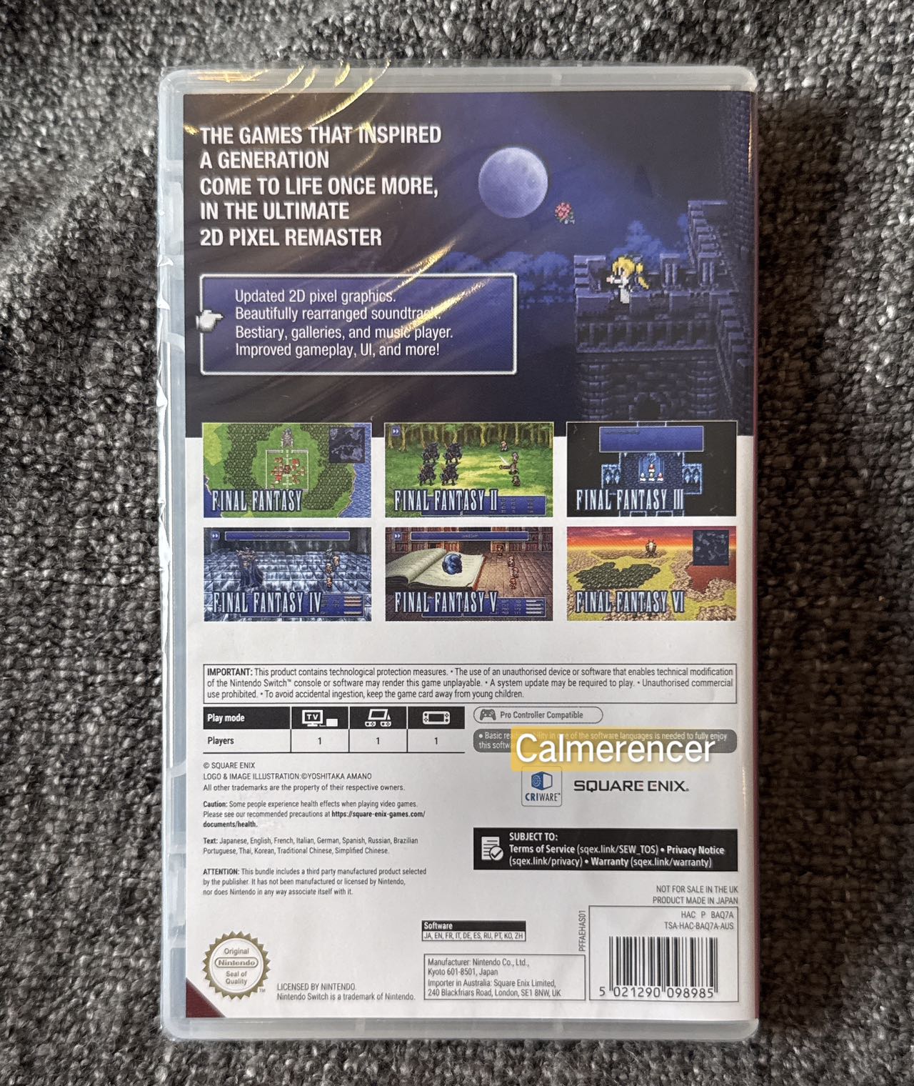 Final Fantasy Collection limited edition sealed Switch Game  - Nintendo