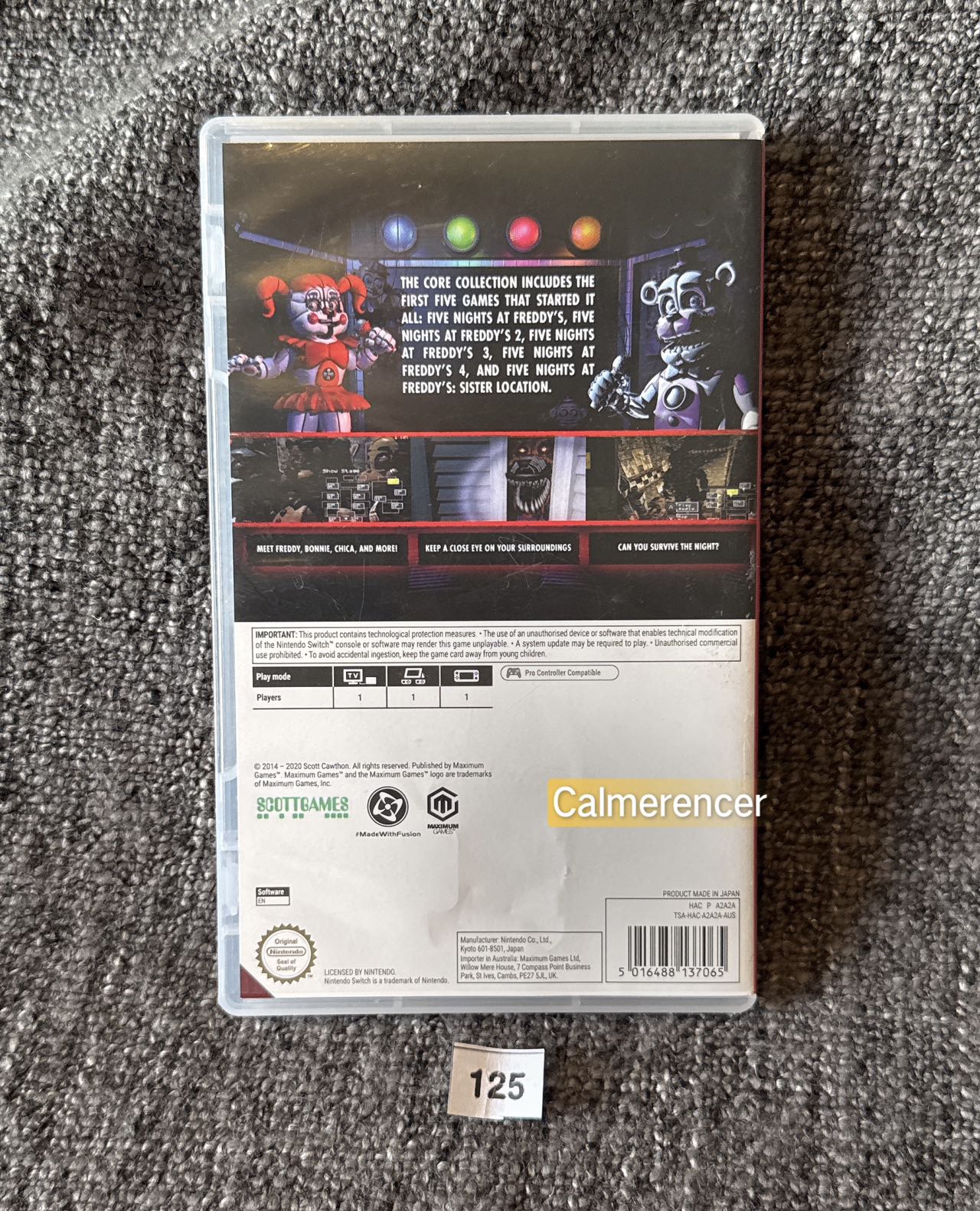 Five Nights at Freddy’s Switch Game - Nintendo Switch