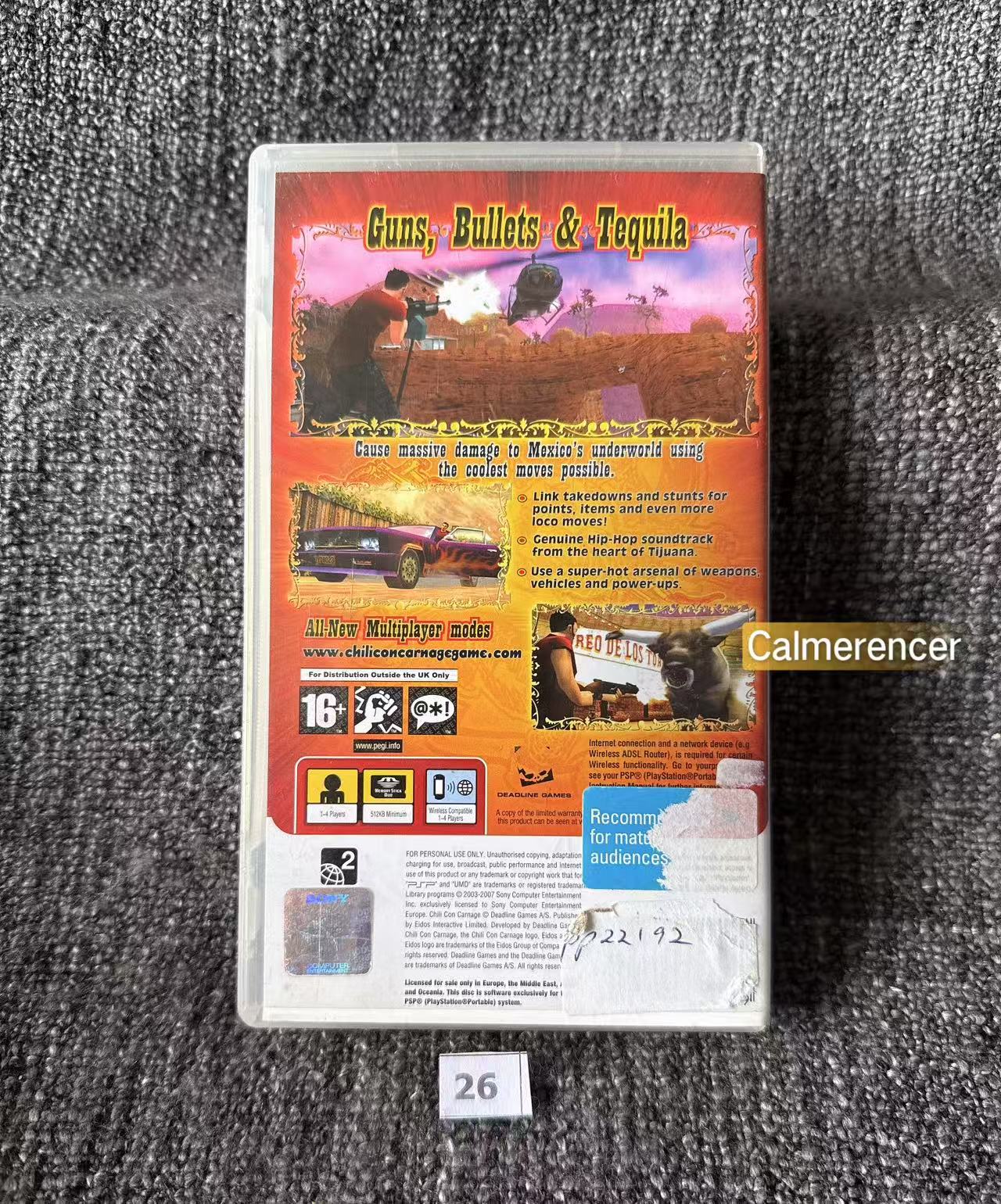 Chili Con Carnage PSP Game - PlayStation Portable