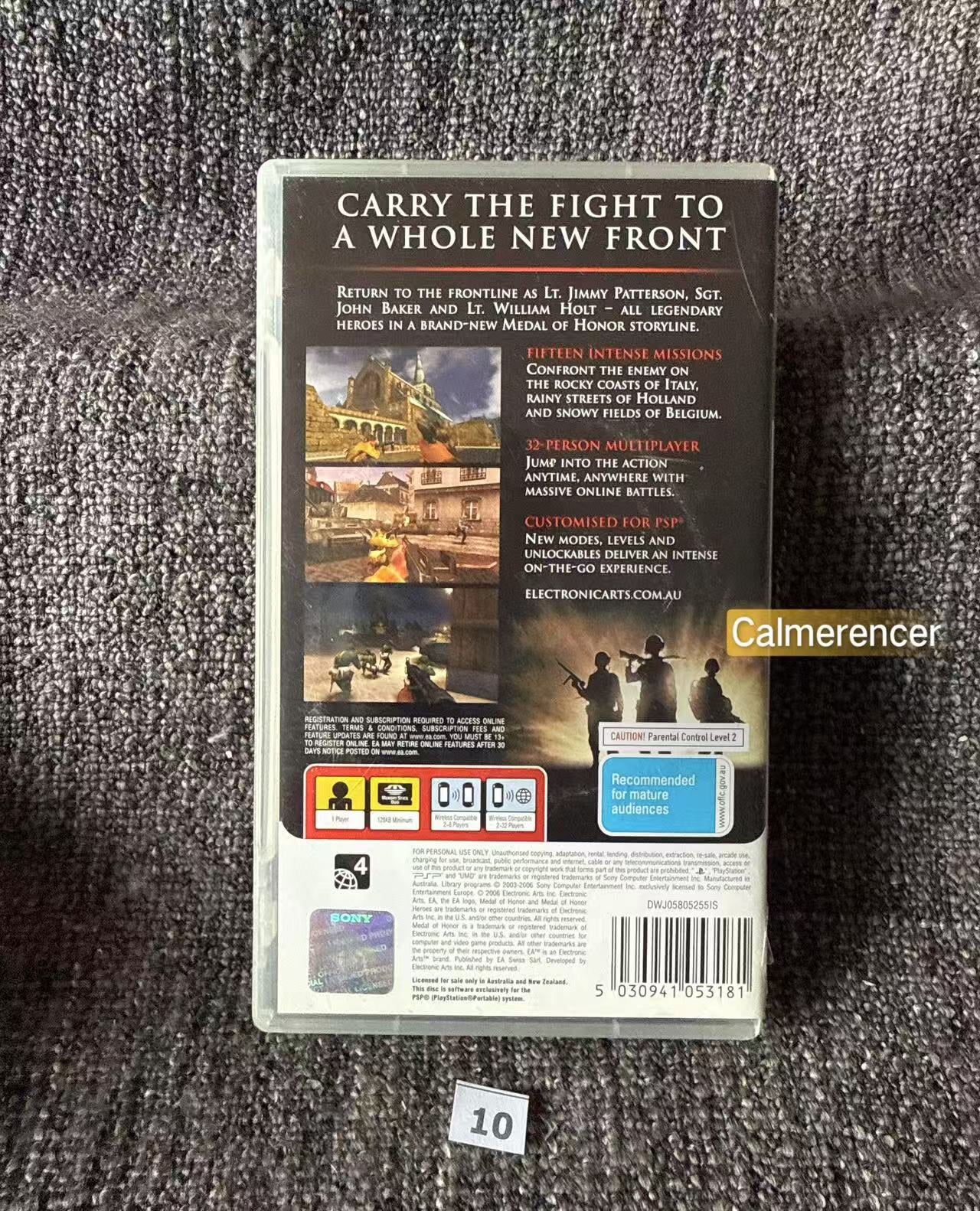 Medal Of Honor Heroes PSP Game - PlayStation Portable