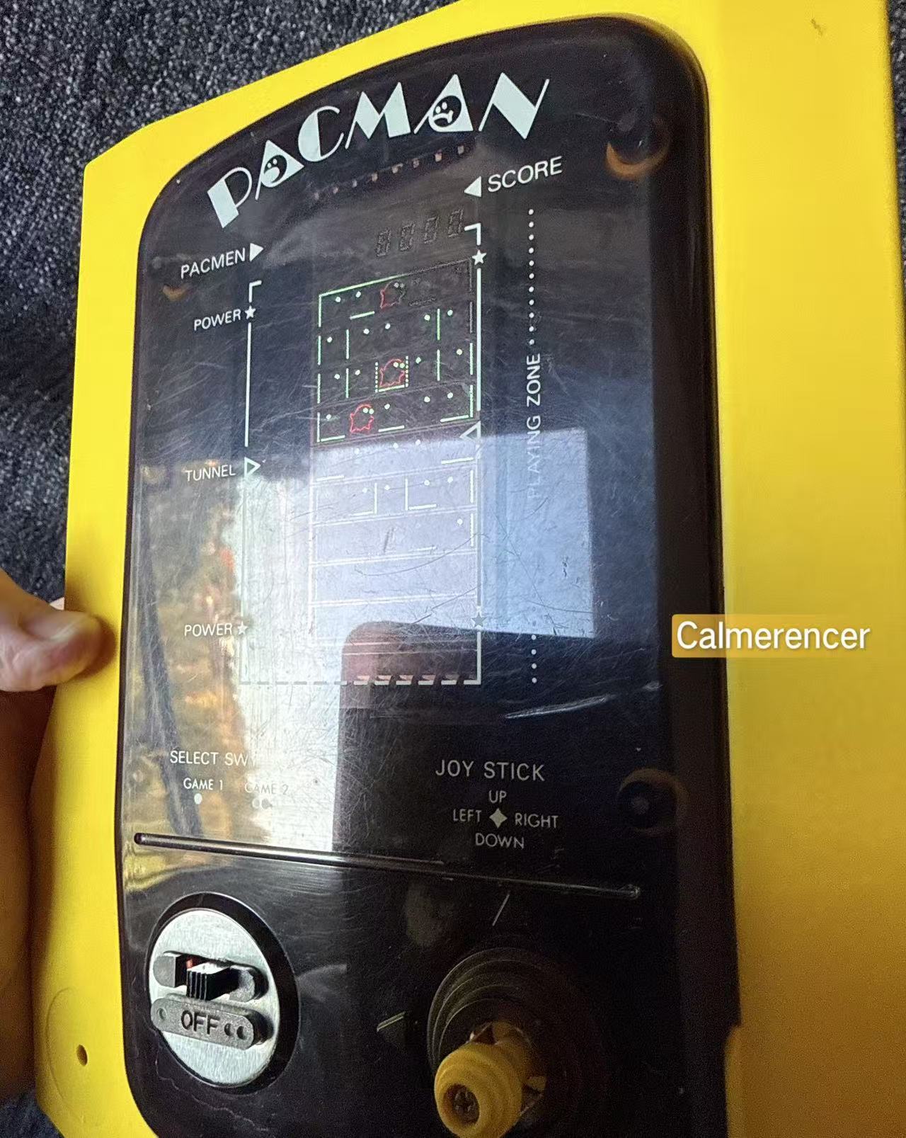 Vintage Futuretronics Pacman handheld Console