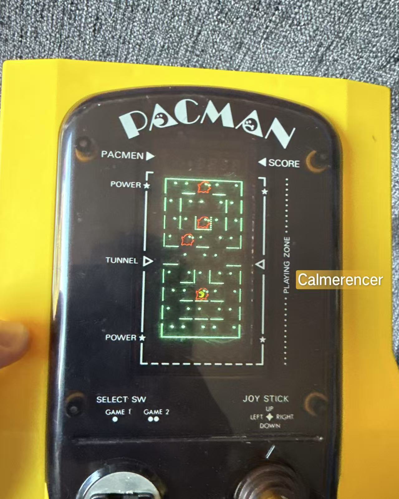 Vintage Futuretronics Pacman handheld Console