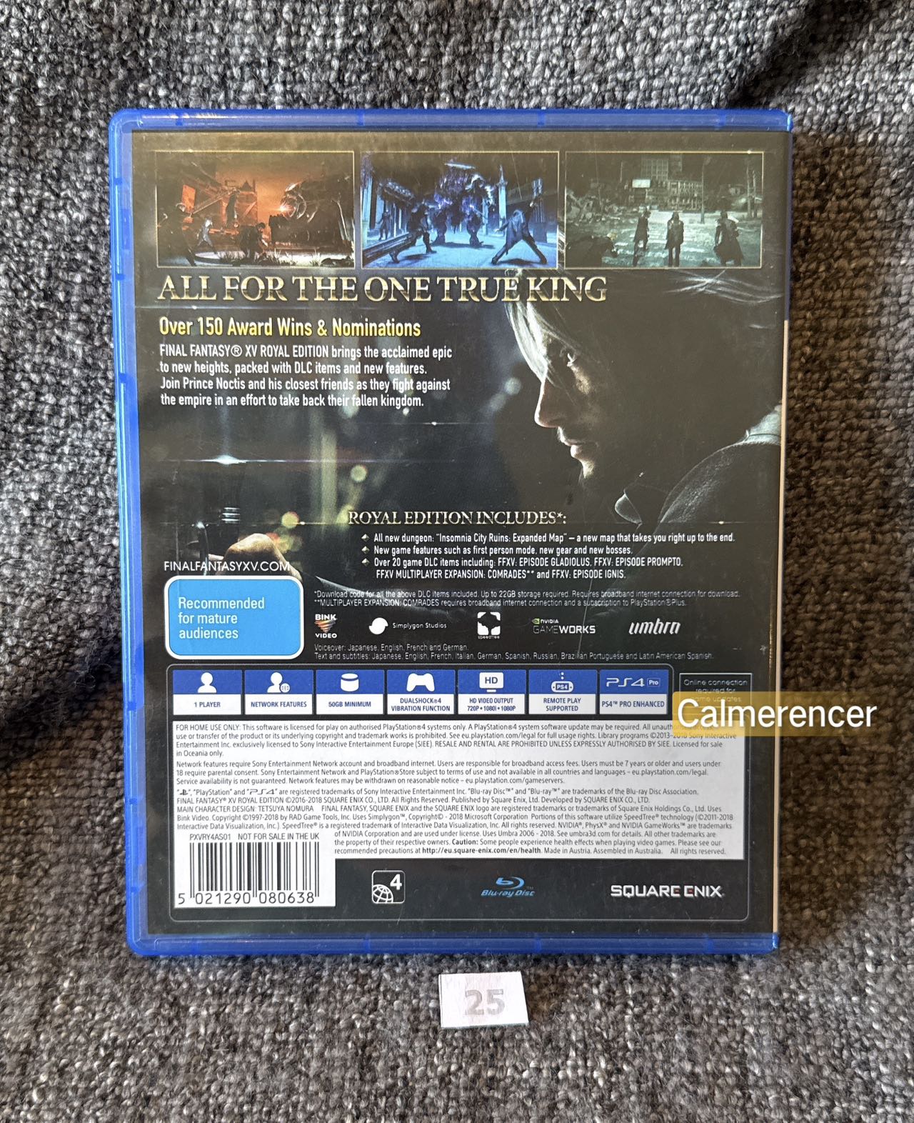 Final Fantasy XV Royal Edition Sony Playstation 4 (PS4) Game