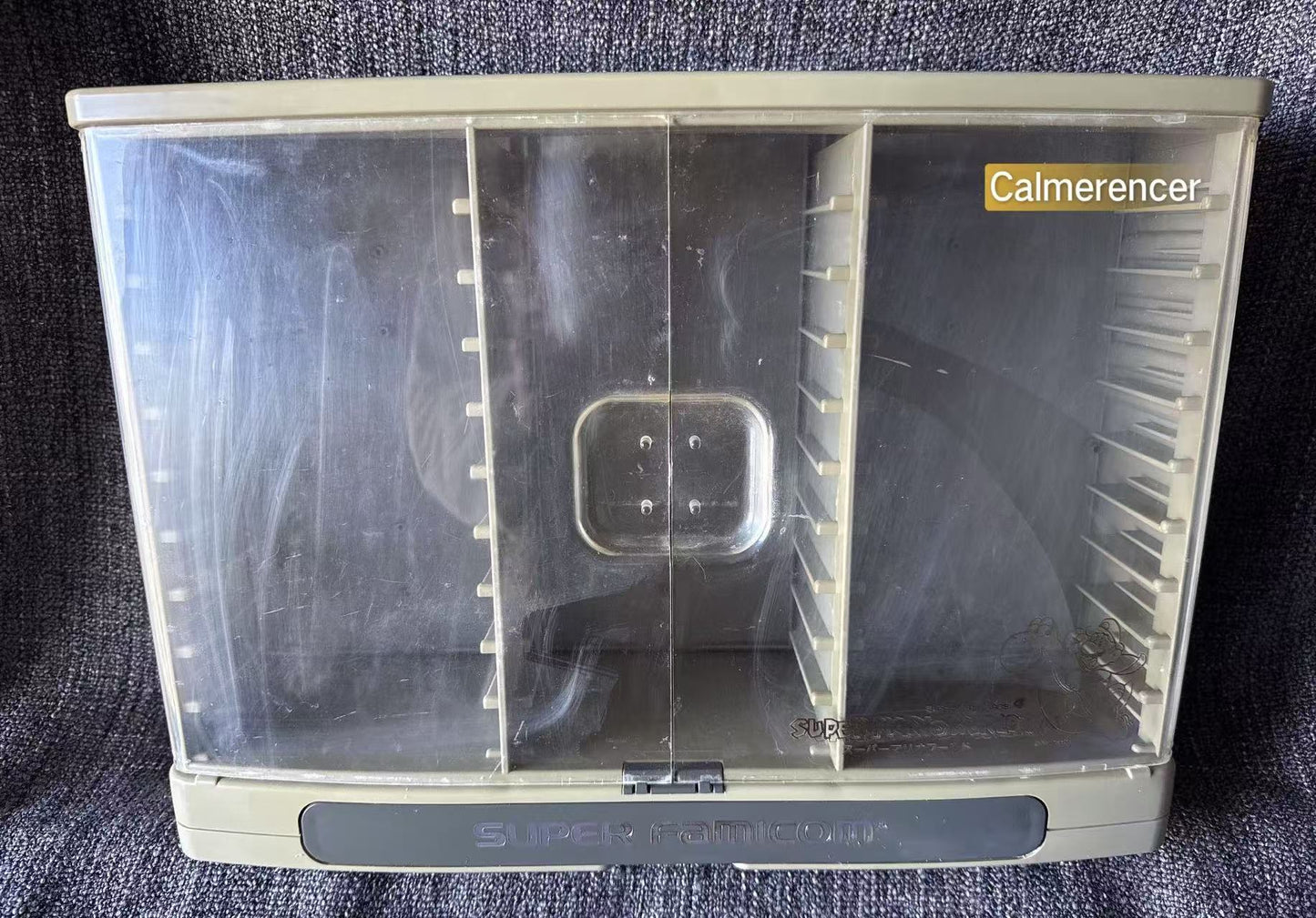 Super Famicom Cartridge Case 30 Storage Super Mario World Nintendo USED