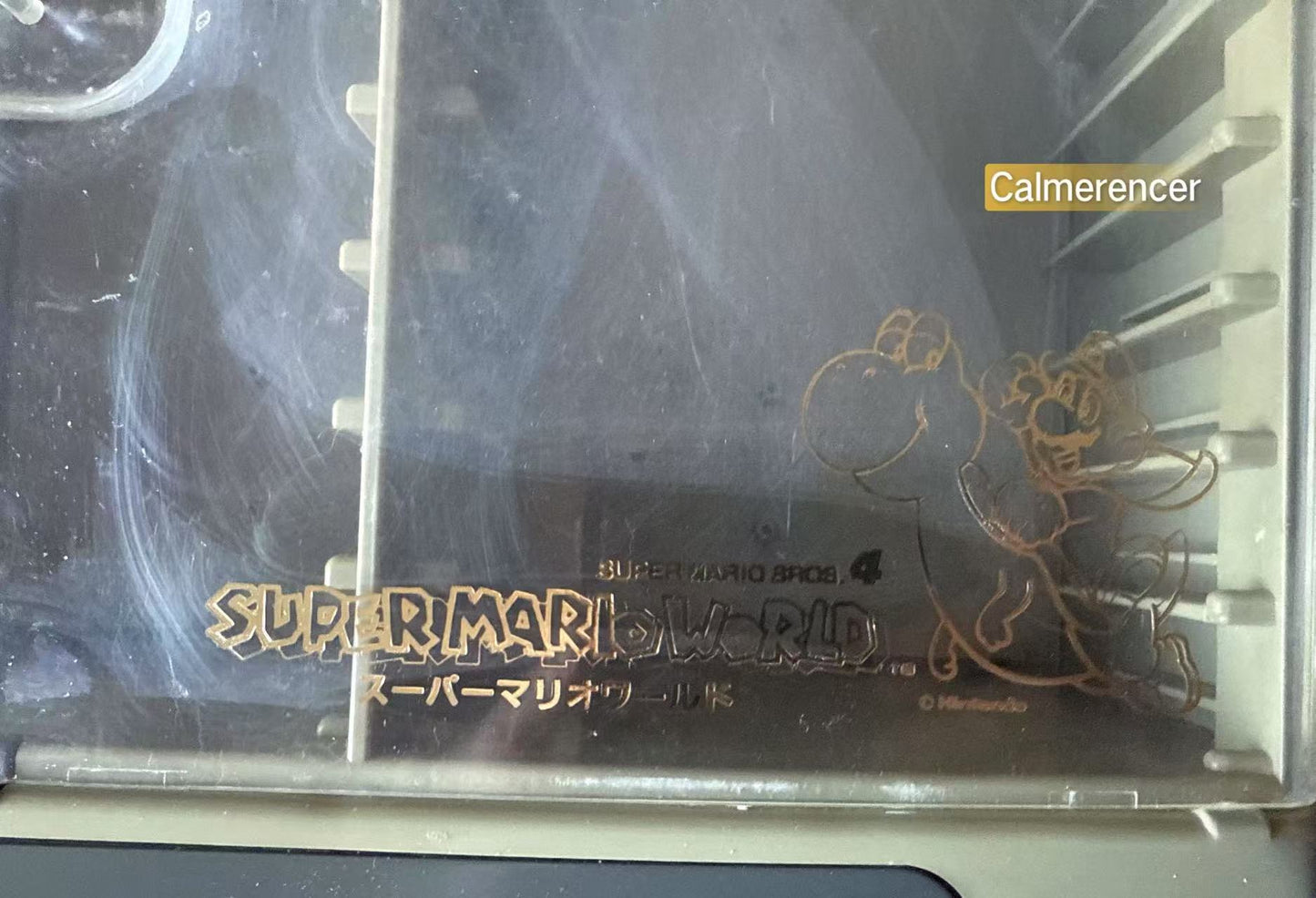 Super Famicom Cartridge Case 30 Storage Super Mario World Nintendo USED