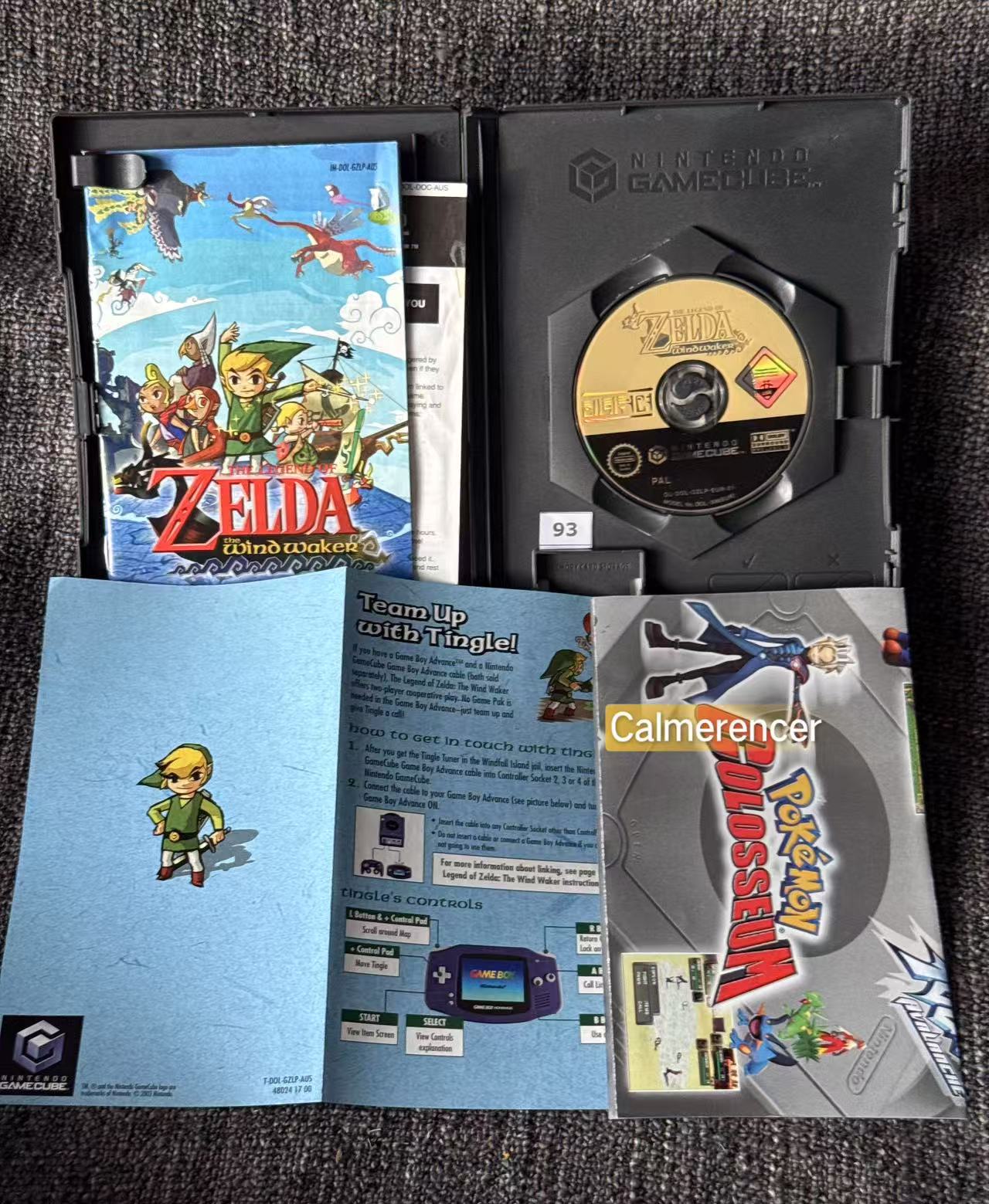 The Legend Of Zelda The Wind Waker Game - Nintendo Gamecube - Pal Version