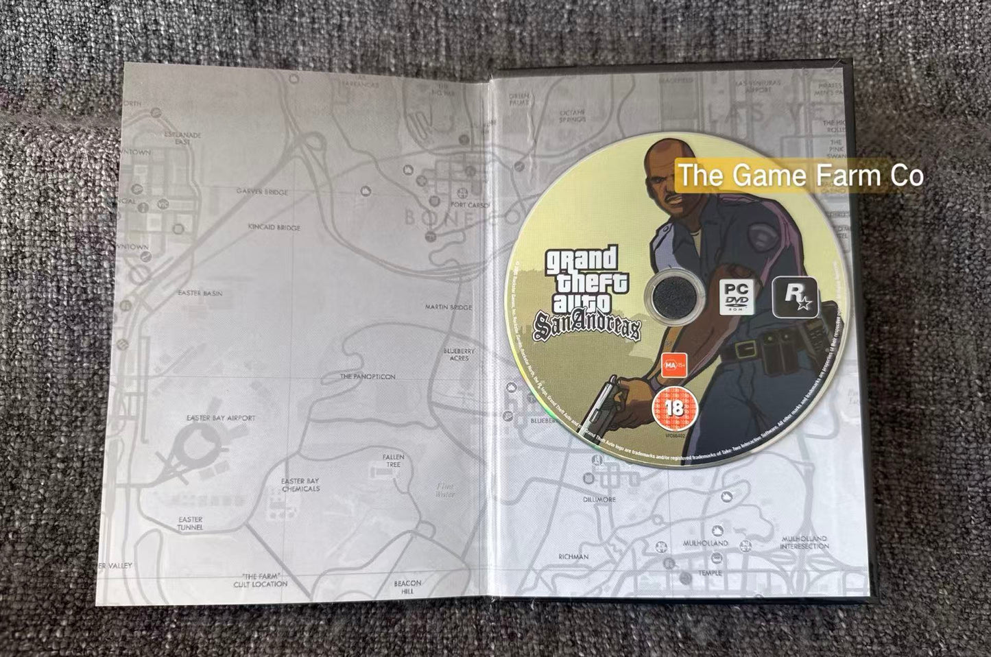 Grand Theft Auto San Andreas boxed Game - PC - CD ROM - Big Box