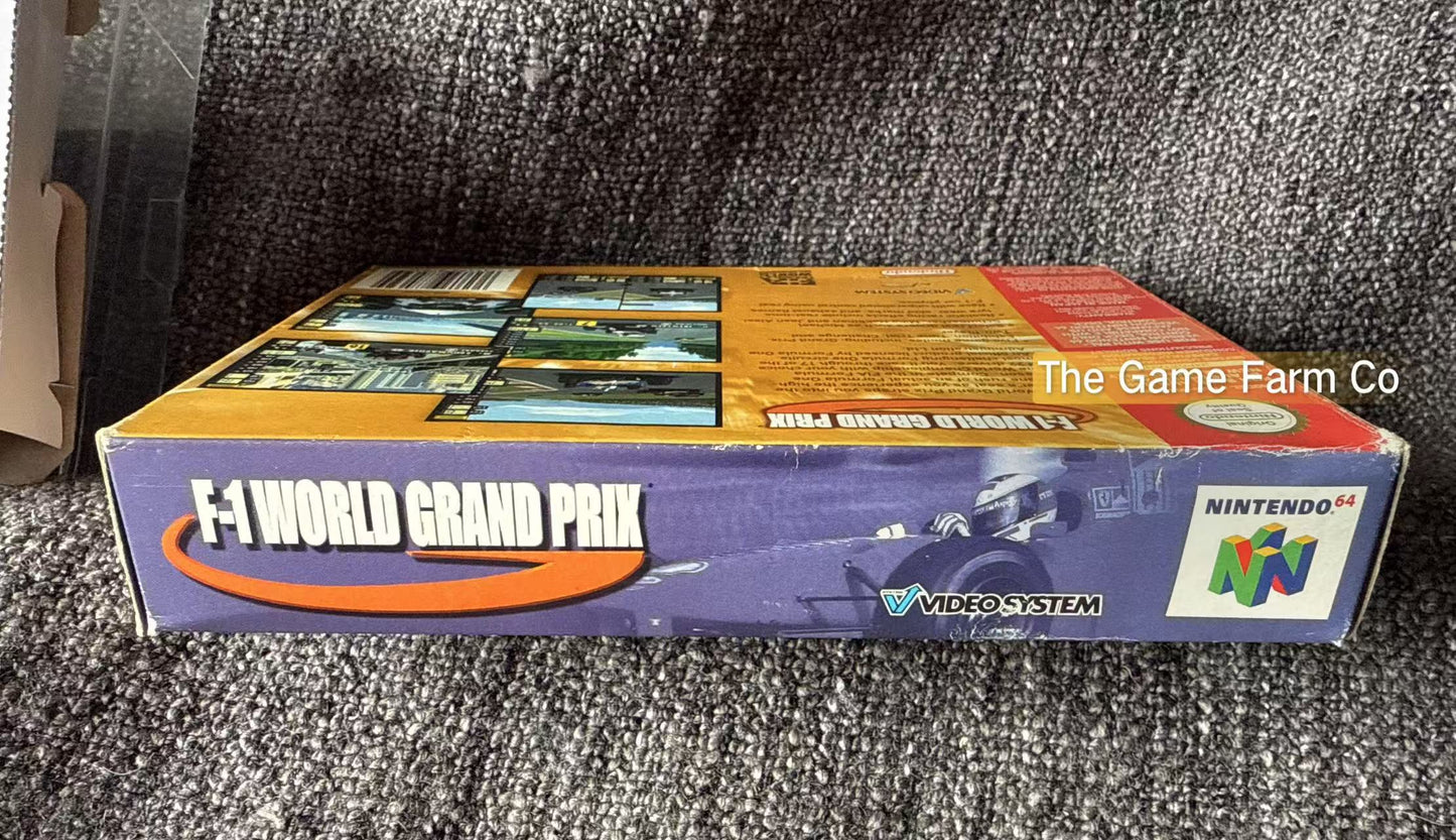 F-1 World Grand Prix Game Boxed - Nintendo 64 / N64 - Pal Version