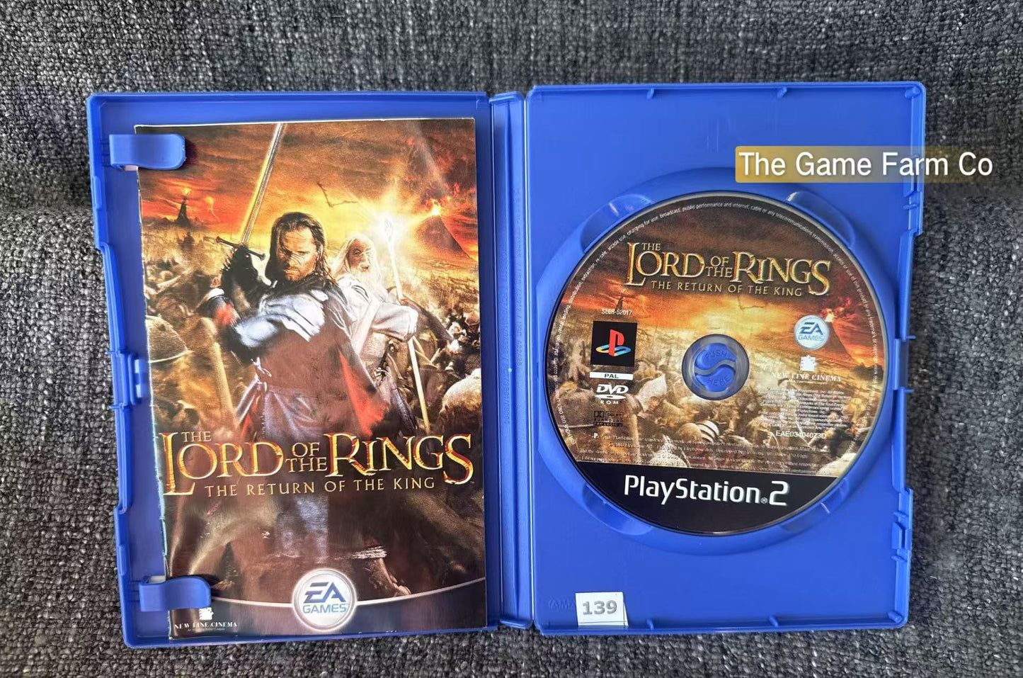 The Lord Of The Rings The Return Of The King Game- Sony PlayStation 2 (PS2)