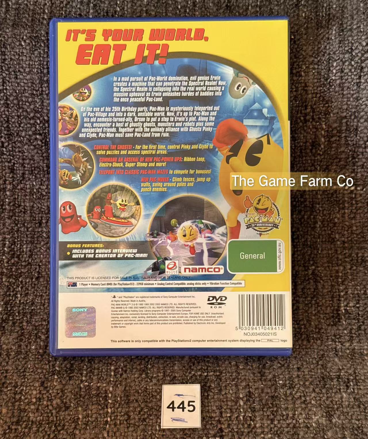 Pac-Man World 3 PS2 Physical Game CIB PAL Tested Used