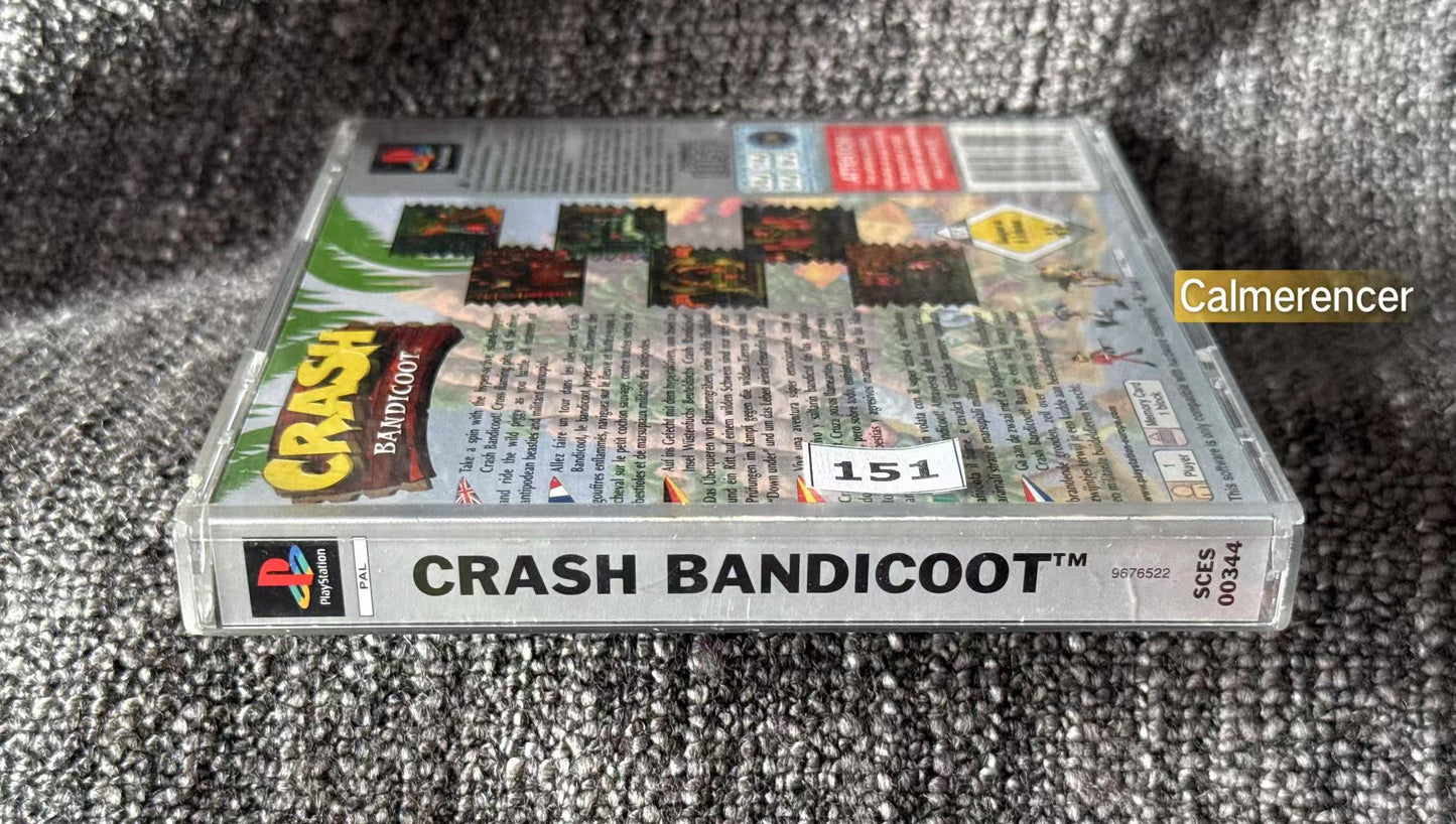 Crash Bandicoot - Sony Playstation One (PS1) Game