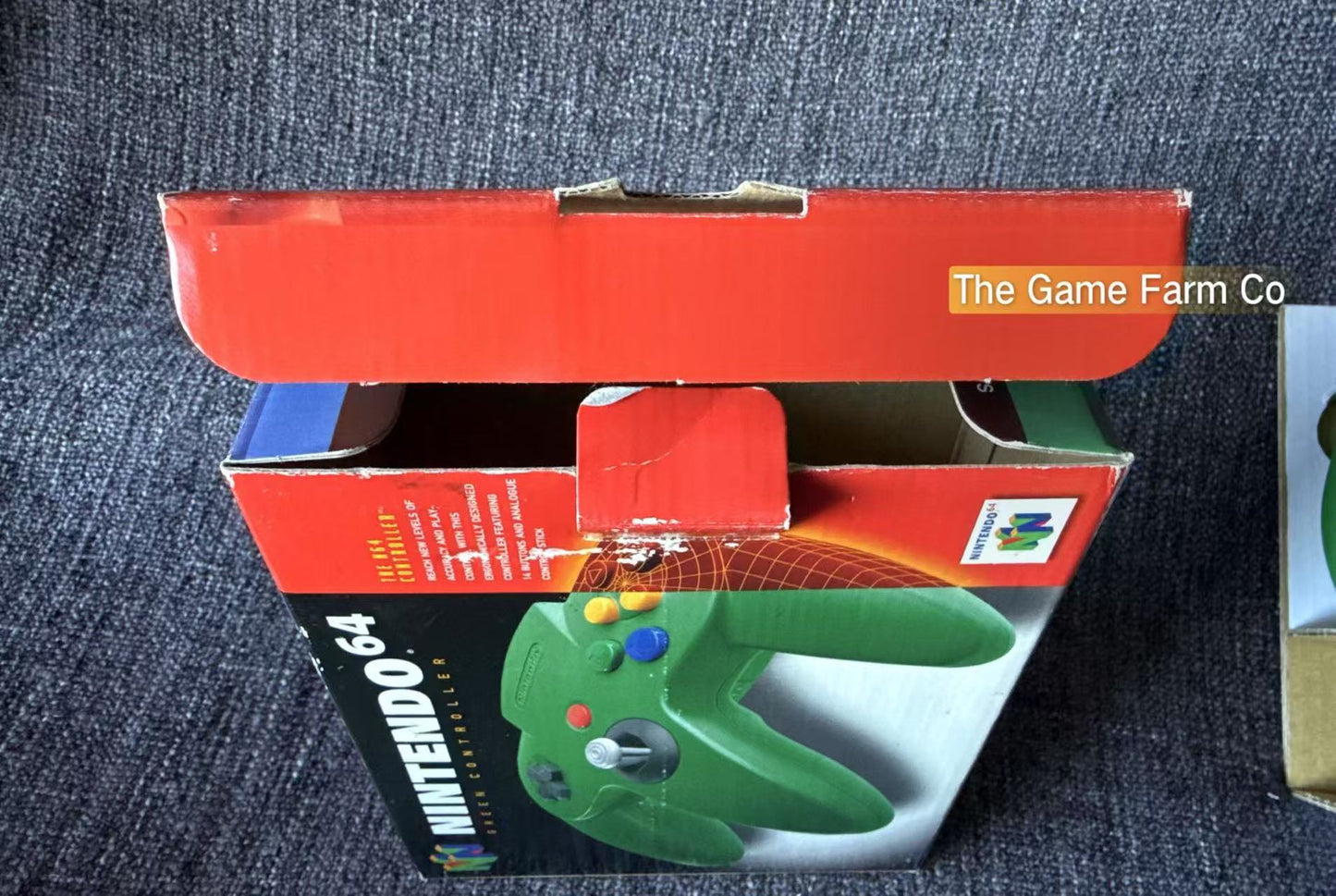 All Genuine boxed Green N64 controller (Nintendo)