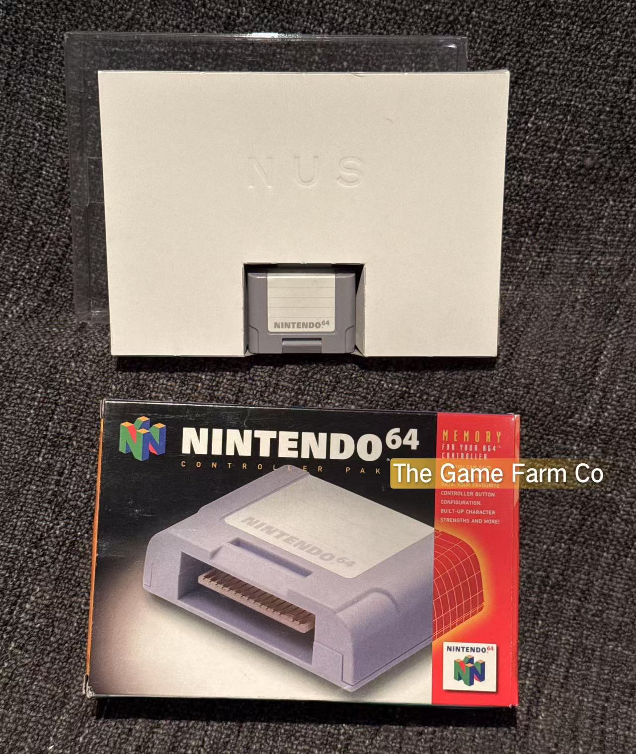 Genuine N64 Memory/Controller Pak Boxed - Pal Version