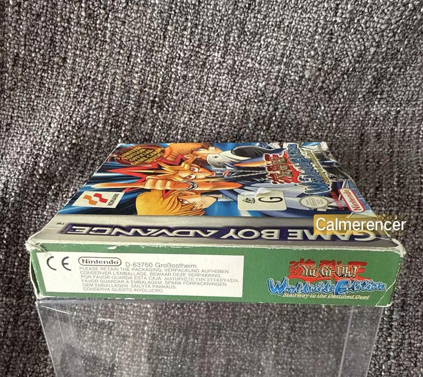 Yu Gi Oh Worldwide Edition Stairway To The Destined Duel Boxed Game -Nintendo Gameboy Advance GBA - Pal Version