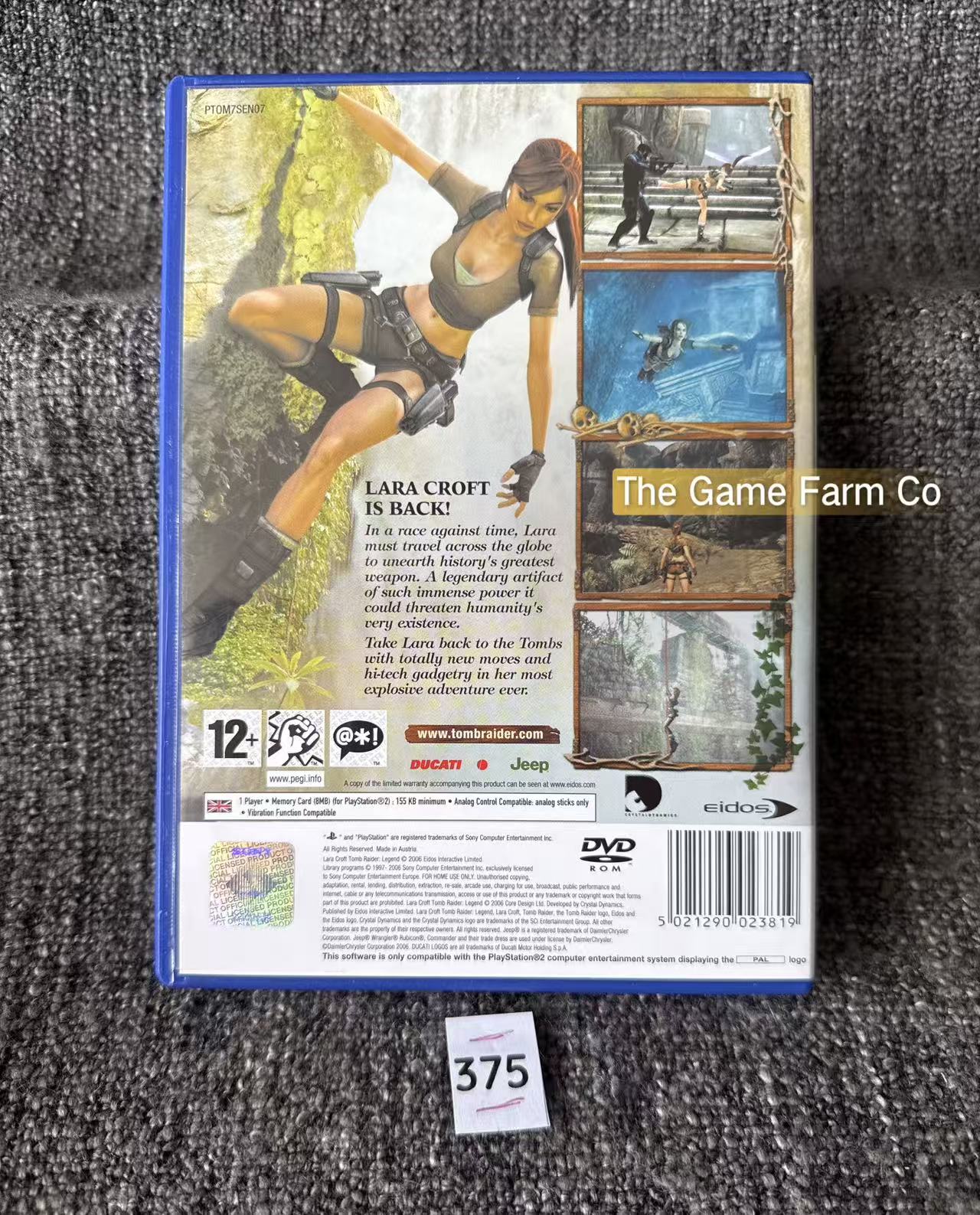 Lara Croft Tomb Raider Legend Game In Mint condition - Sony PlayStation 2 (PS2)