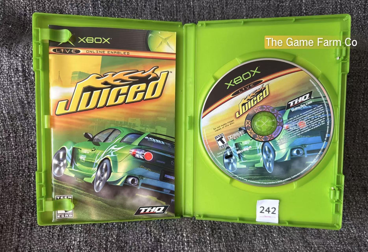 Juiced Game Microsoft Xbox Original