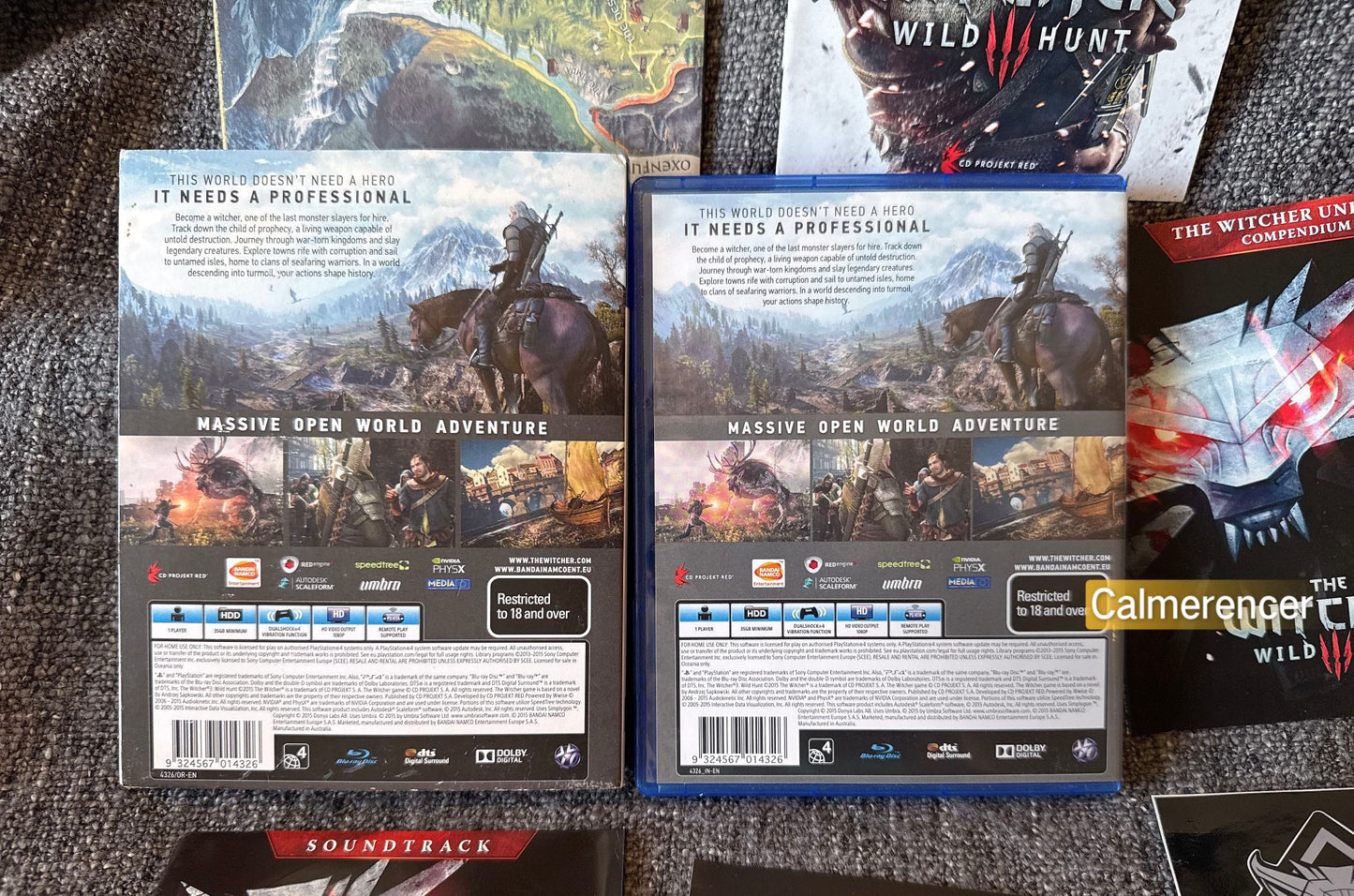 The Witcher lll 3 Wild Hunt Sony Playstation 4 (PS4) Game