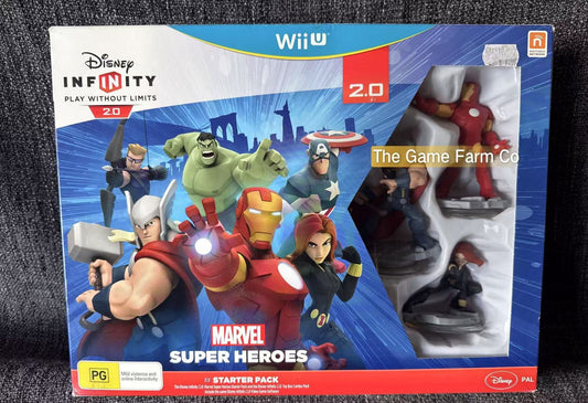 Disney Infinity Marvel Super Heroes Starter Pack  2.0 bundle - Nintendo Wii U Game