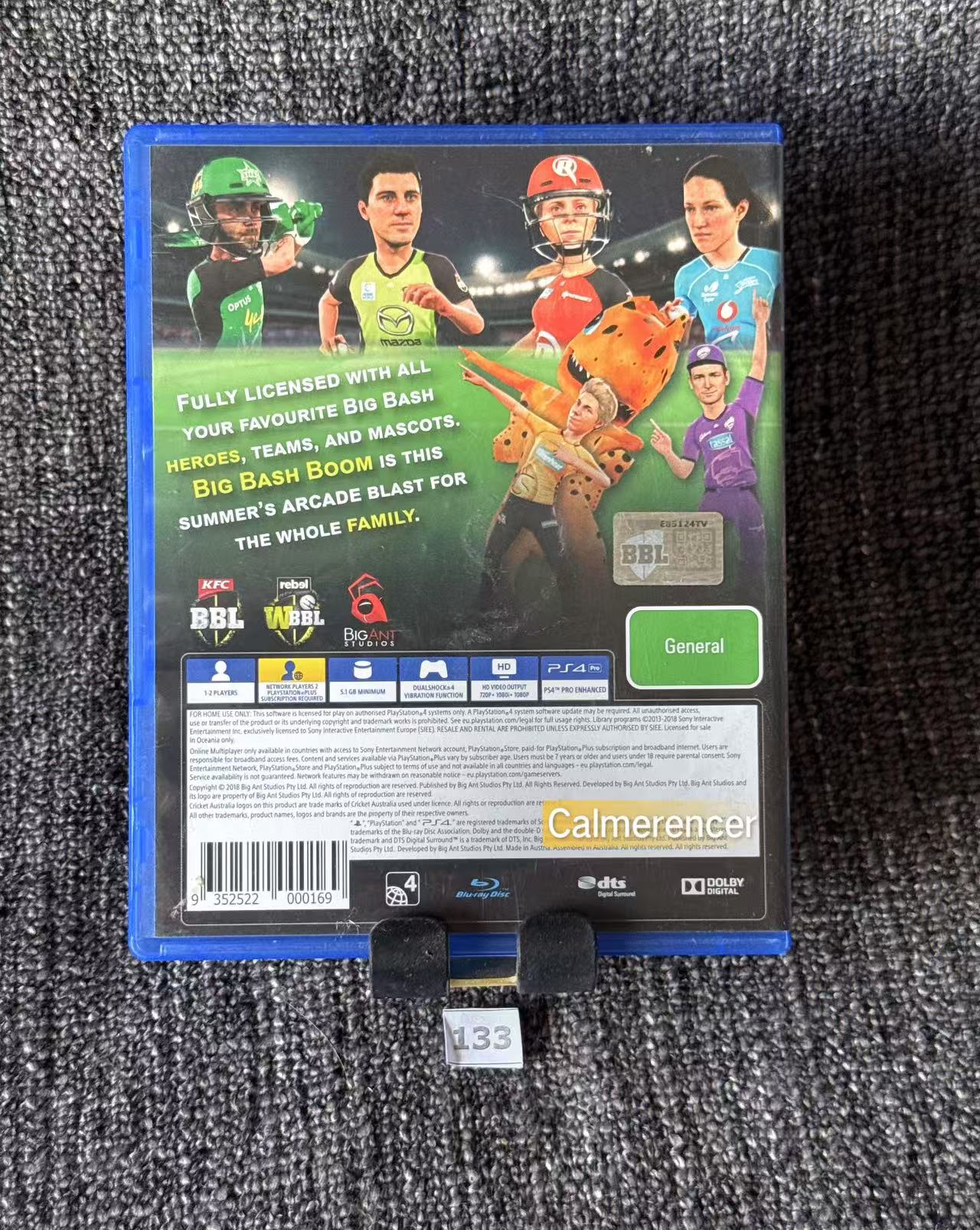 Big Bash Boom Sony Playstation 4 (PS4) Game