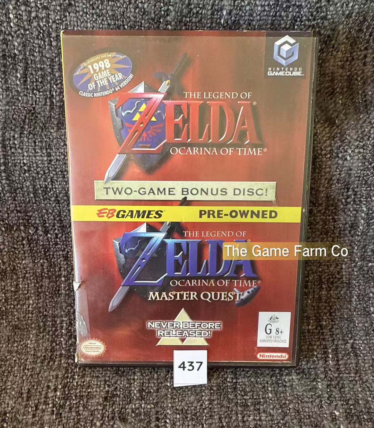 The Legend of Zelda Ocarina of Time Nintendo GameCube Loose Disc PAL Tested Used