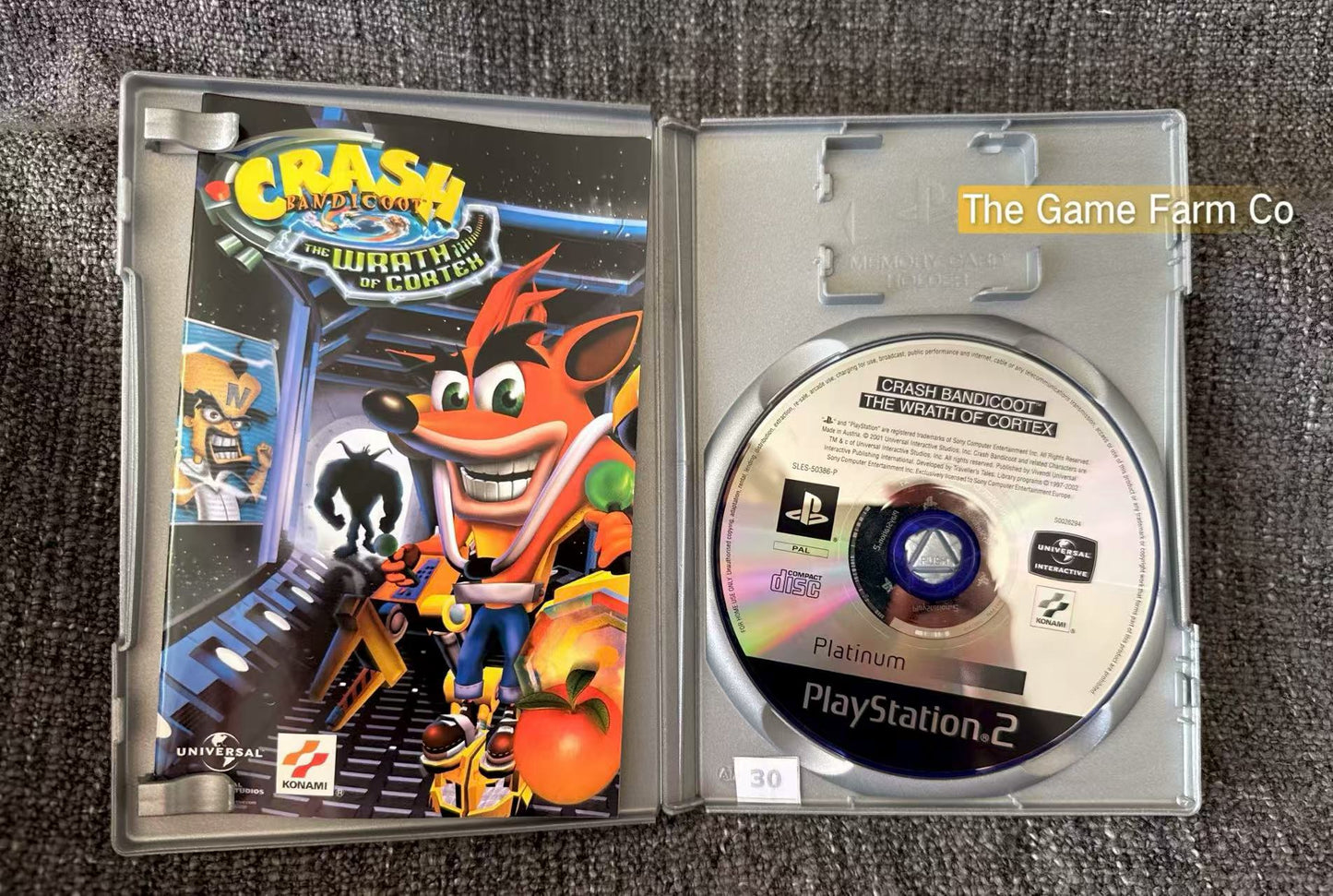 Crash Bandicoot Wrath of Cortex Game- Sony PlayStation 2 (PS2)