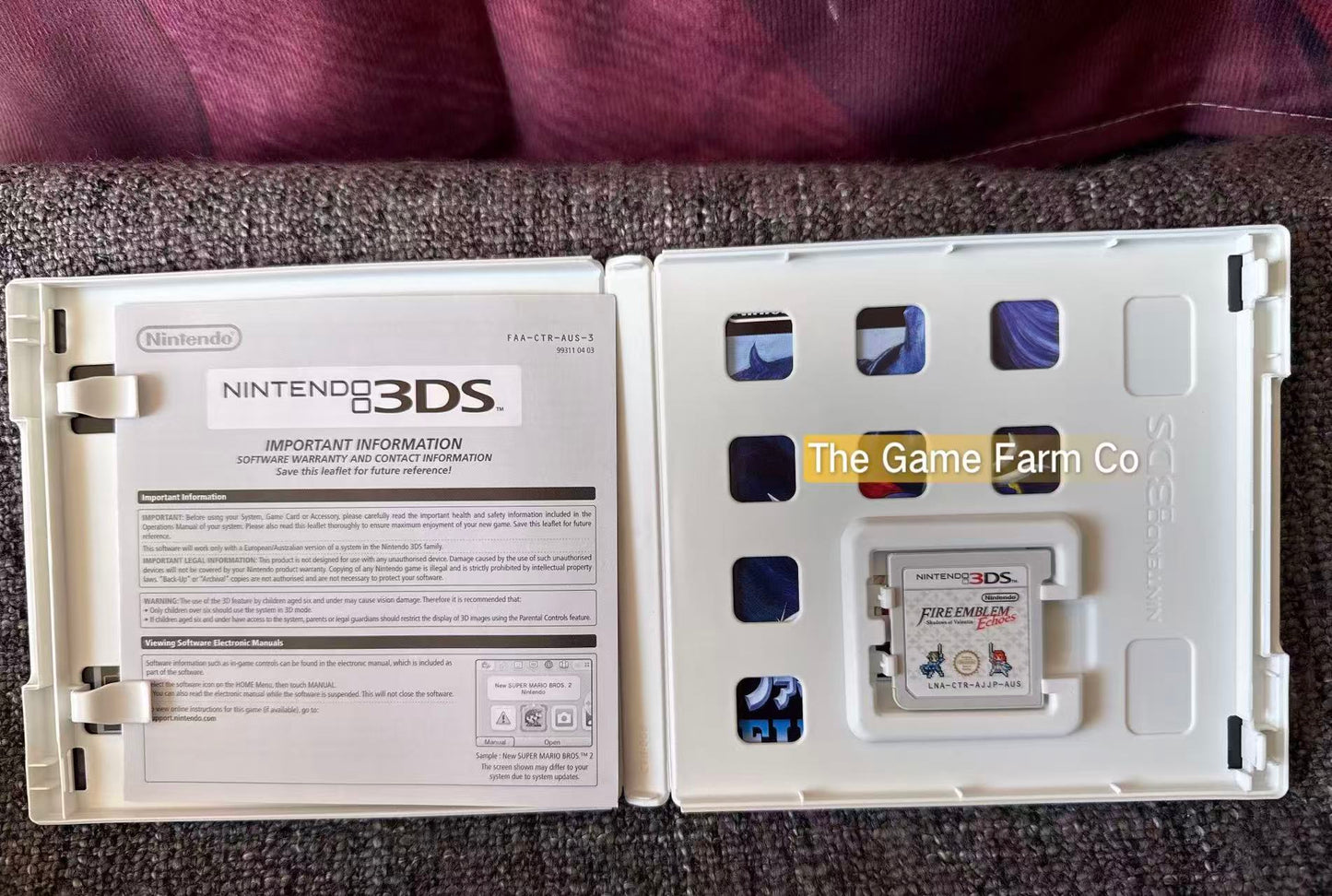 Fire Emblem Echoes: Shadows of Valentia Limited Edition Nintendo 3DS Physical Game CIB AUS Tested Used