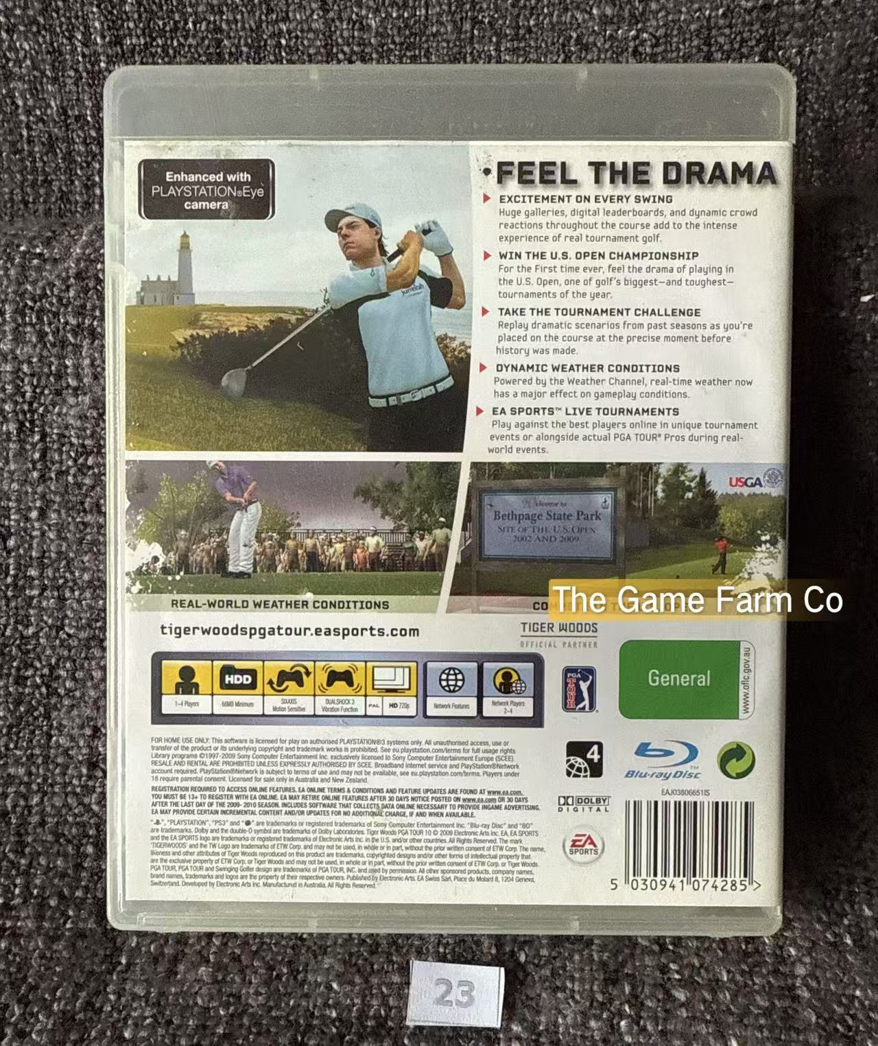 Tiger Woods PGA Tour 10 Game - PS3 - Sony Playstation 3