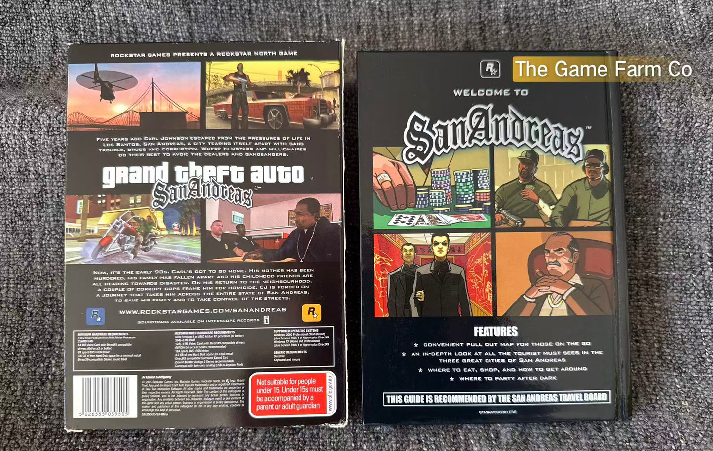 Grand Theft Auto San Andreas boxed Game - PC - CD ROM - Big Box