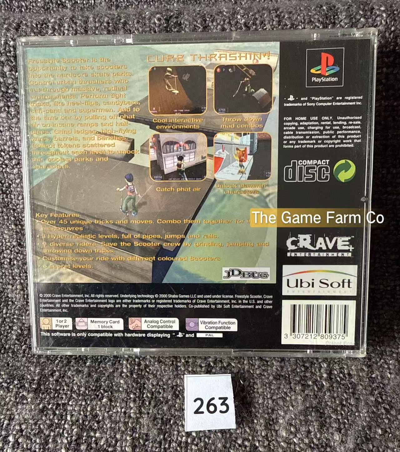 Freestyle Scooter - Sony Playstation One (PS1) Game