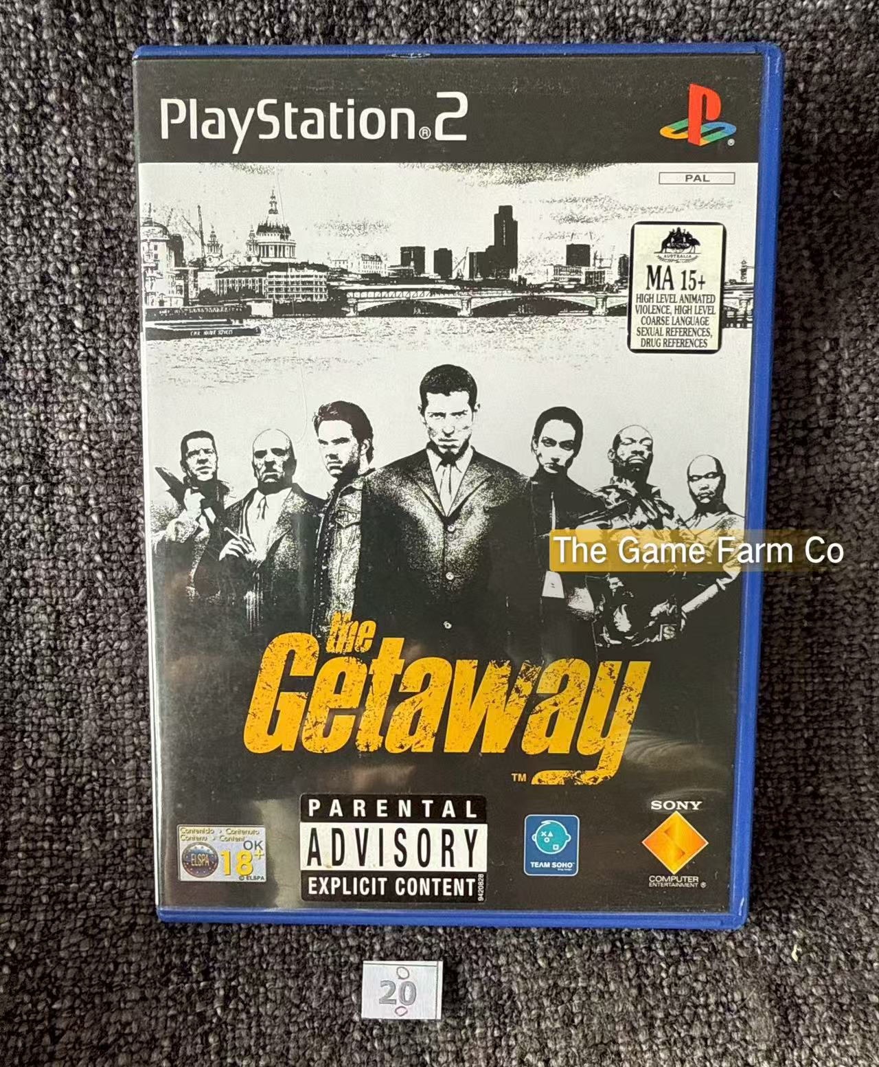 The Getaway In mint like condition Game- Sony PlayStation 2 (PS2)