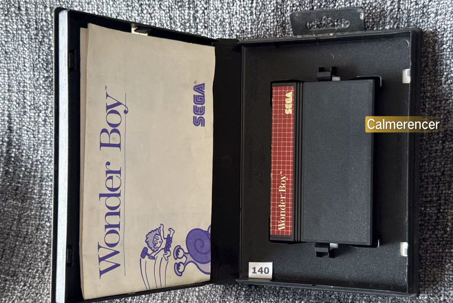 Wonder Boy Game - Sega Master System