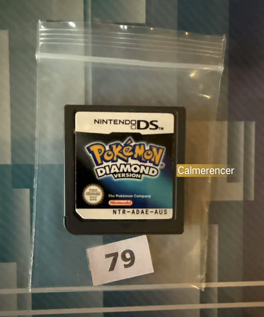Pokemon Diamond Version Game - No case Nintendo DS - Pal