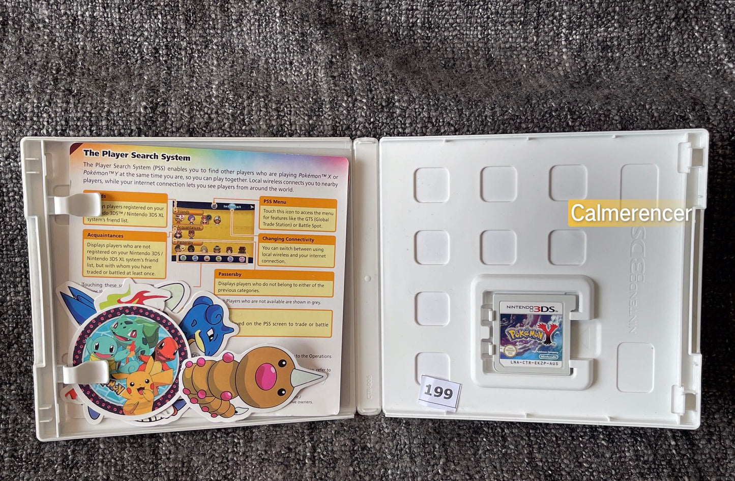 Pokemon Y Game Nintendo 3DS