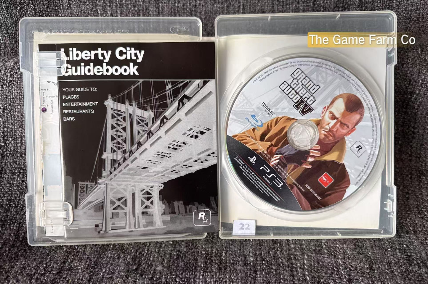 Grand Theft Auto IV 4 Game - PS3 - Sony Playstation 3