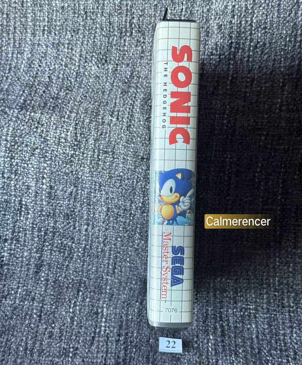 Sonic The Hedgehog Game - No manual - Sega Master System