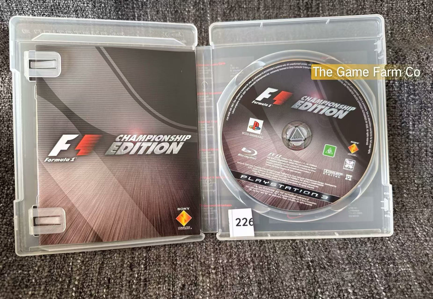 Formula 1 Championship Edition Game - PS3 - Sony Playstation 3